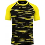 Tréninkové tričko s krátkým rukávem Givova XL žluté