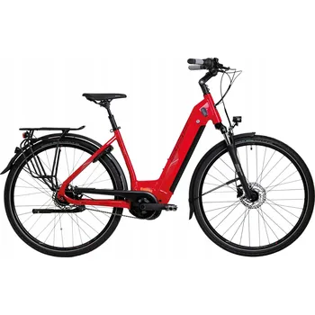 Elektrokolo BBF E-City Chur 3.0 Wave Bosch Active Line Plus 500 Wh 28 palců, velikost rámu 53 cm, ČERVENÁ