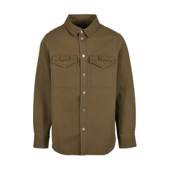 Pánská košile Košile Men Heavy Twill Shirt, Brandit, Olivová, M