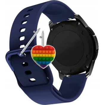 Pouzdro na mobilní telefon Řemínek Řemínek pro Noise Noisefit Halo 2, Silikonový Tmavě Modrý Smyčka, nastavitelný