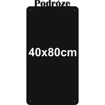 Magnetická tabule na magnety CESTOVÁNÍ - 40 x 80 cm