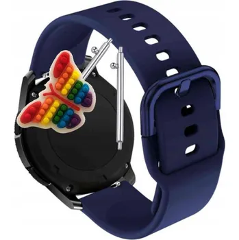 Pouzdro na mobilní telefon Řemínek Řemínek pro Devill SMF6SZ, Silikonový Tmavě Modrý Smyčka, nastavitelný