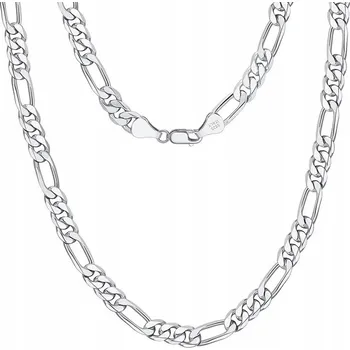 Řetízek Náhrdelník řetízek Mennica Bydgoska stříbro 925 Figaro 60 cm