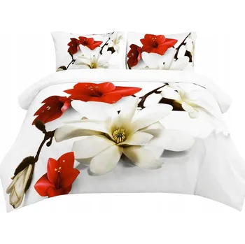 Povlečení Povlečení Sada Povlečení z bavlněného saténu 160x200 + 2 povlaky na polštáře 70x80