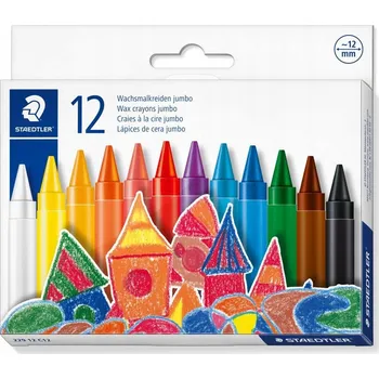 Pastelka Voskovky Staedtler Jumbo, 12 barev