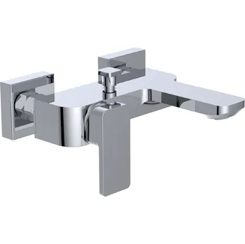 Vodovodní baterie Nástěnná vanová a sprchová baterie Durasan stříbrná