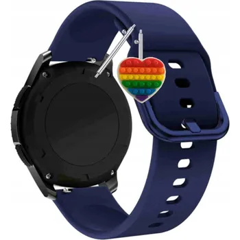 Pouzdro na mobilní telefon Řemínek Řemínek pro Huawei Watch GT, Silikonový Tmavě Modrý Smyčka, Nastavitelný