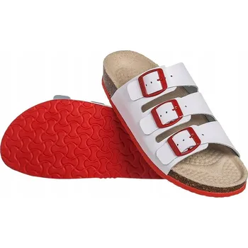 Dámské pantofle Pantofle Medibut bílé 41