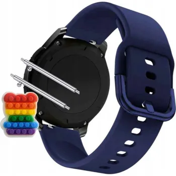 Pouzdro na mobilní telefon Řemínek Řemínek pro Aligator Watch Amoled, Silikonový Tmavě Modrý Smyčka, nastavitelný