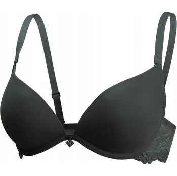 Podprsenka Hladká podprsenka s lehkým push-up efektem 36/80 A * černá