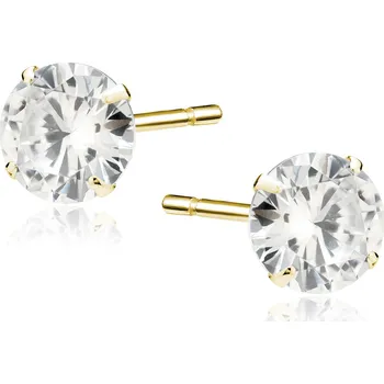 Náušnice Pozlacené náušnice ANNIKA 7 mm Ag 925/1000