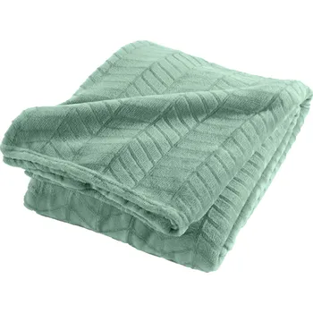 Přehoz na lůžko Douceur d'intérieur Flanelový přehoz 180 x 220 cm ARYA