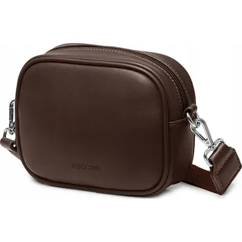 Kabelka PUCCINI kabelka eko kůže hnědá