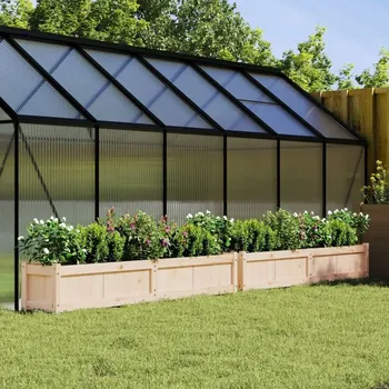 Truhlík OMAXI Zahradní truhlíky 2 ks masivní borové dřevo 076389