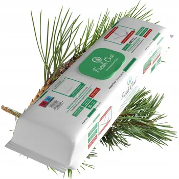 Utěrka Vlhčené ubrousky z netkané textilie Fresh One v balení 50 ks, bílá barva