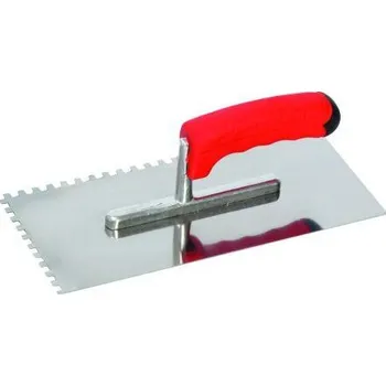 Zednické hladítko Hladítko nerez zuby 4 280x130mm HQ