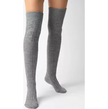 Pánské ponožky Dámské nadkolenky Steven art.089 tmavě modrá 35-37