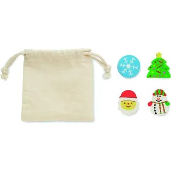 Vánoční ozdoba Sada 4 vánočních gum bez potisku bez potisku 1500 bez potisku