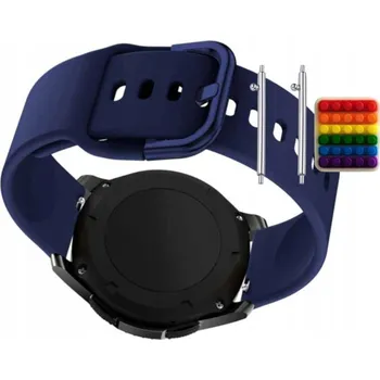 Pouzdro na mobilní telefon Pásek Řemínek pro Forever Colorum CW 300, Silikon, tmavě modrá smyčka, nastavitelný