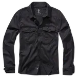 Košile Flannel Shirt Long Sleeve, Brandit, Černá, S
