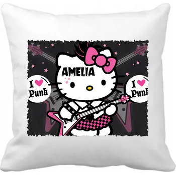 Polštář Polštář filmový, herní, knižní, komiksový, hudební Hello Kitty 40 x 40 cm