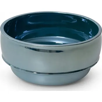 Dekorativní mísa Eurofirany Simona 392132 10x20 cm, tyrkysová