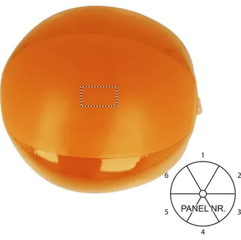 Nafukovací míč Nafukovací plážový míč Tamponový tisk (max. 1 barva, 25x45mm) 1 barva 15 PANEL 1 PAD