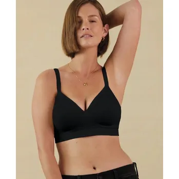 Dámské spodní prádlo BRAVADO PODPRSENKA ČERNÁ HLADKÁ MĚKKÁ CASUAL VEL. M 3H3G5_A*