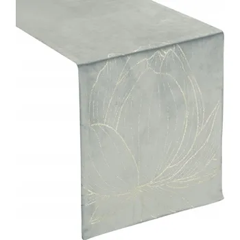 ubrus Stříbrný běhoun na stůl 220 x 35 cm