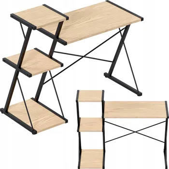 Psací stůl Obdélníkový psací stůl Markadler 114 x 50 x 93 cm dub sonoma