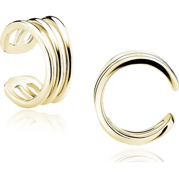 Náušnice Pozlacená záušnice Triple 1ks Ag 925/1000