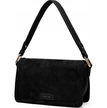 Kabelka PUCCINI kabelka přes rameno eko kůže semišová černá