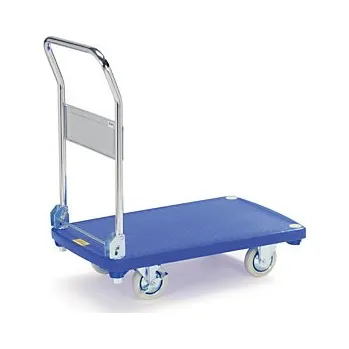 Modrý plastový vozík na zásobníky 815 x 540 x 890 mm - Balení po 1 ks