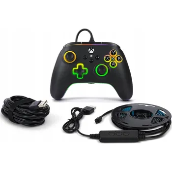 Gamepad PowerA Advantage Wired Controller Lumectra + RGB LED Str