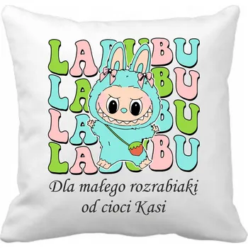 Polštář Polštář filmový, herní, knižní, komiksový, hudební Labubu 40 x 40 cm