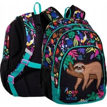 Vícekomorový Školní batoh Colorino, vícebarevný, 19 l