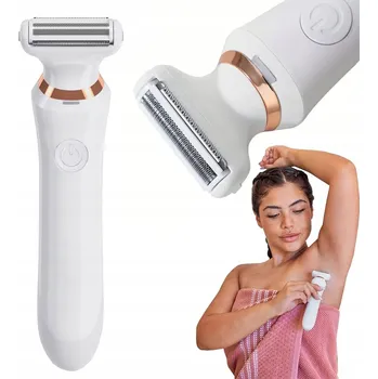 Holicí strojek HOLICÍ STROJEK DÁMSKÝ DEPILÁTOR ZASTŘIHOVAČ TĚLA USB NA MOKRO AKU