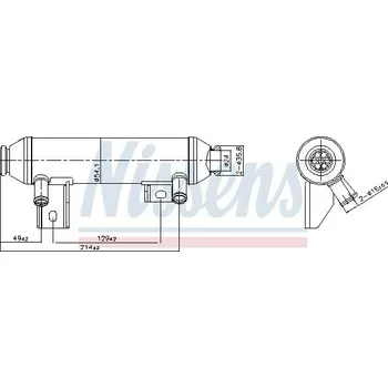 Chladič motoru Chladič, recirkulace spalin NISSENS 989419