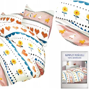 Povlečení Povlečení 160x200 3dílné Bavlněný satén Aida Sada 2x Povlak na polštář