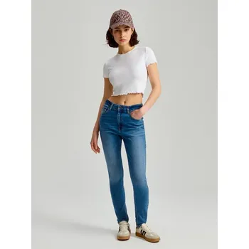 Dámské džíny Džíny skinny se středně vysokým sedem - 36 - House - námořnictvo - 801BL-59J