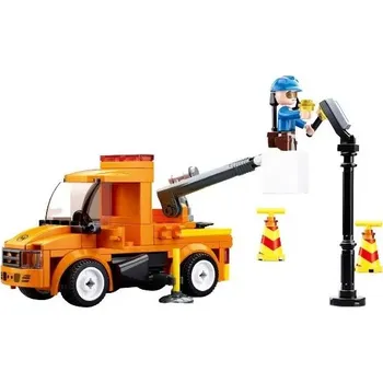 ostatní stavebnice Sluban Osvětlovací vozík Town Junior 4,5 x 14,1