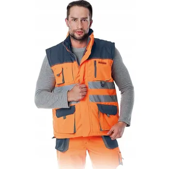 Zateplená vesta s výstrahou LH-FMNX-V PGS vel. L