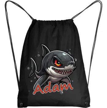 Školní batoh Školní Vak na Boty Batoh na Tělocvik do Školky Strašidelný Žralok Ryba