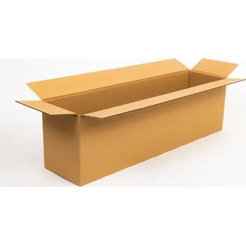 Obalový materiál Kartonová krabice klopová dlouhá 1100x250x300 mm 3VVL C 530g/m2 hnědá - paleta 240 ks