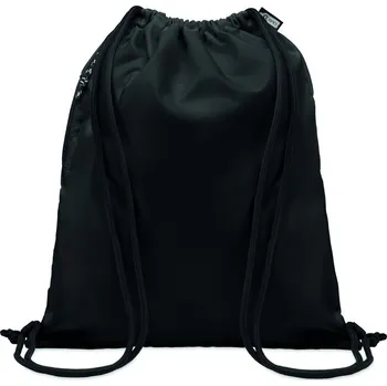 Sportovní vak Velký stahovací vak 300D RPET 10 bez potisku bez potisku