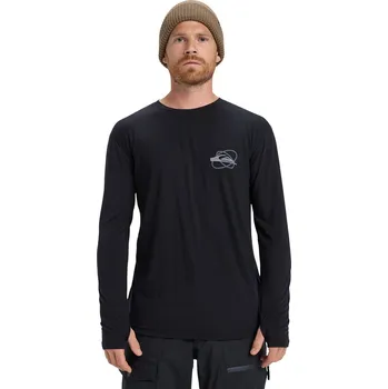 Pánská móda tričko Quiksilver Coastal Run LS - KVJ0/Black XL