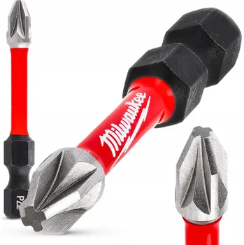 Bit Dlouhý rázový bit šroubovací nástavec do aku šroubováku Milwaukee PZ2 Philips 50 mm