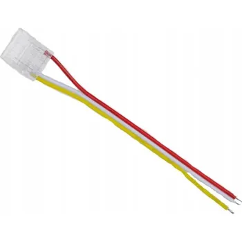 LED páska Spojka pro LED pásky RGB/RGBW/RGBCCT COB DIG 12mm jednostranná, zacvakávací