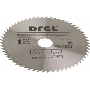Vrták Kotoučová pila na dřevo Drel CON-TCV-1806 180 mm