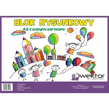 Blok na kreslení A3 Wektor 20 listů